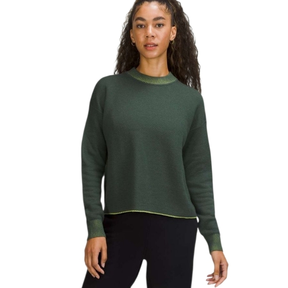 lululemon athletica Sweaters - Lululemon Reversible Double-Knit Crew Neck Sweater
